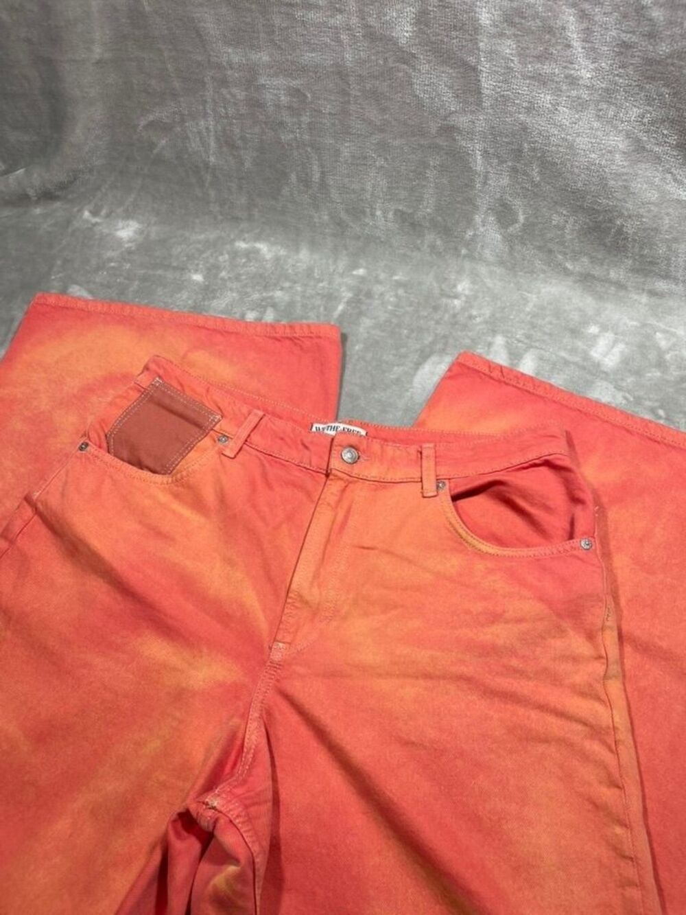 Free People We The Free Wide Leg Jeans Women Size 31 Waterfalls Baggy Pants